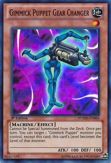 Gimmick Puppet Gear Changer [NUMH-EN006] Super Rare 