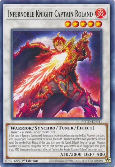 Infernoble Knight Captain Roland [ROTD-EN041] Common 