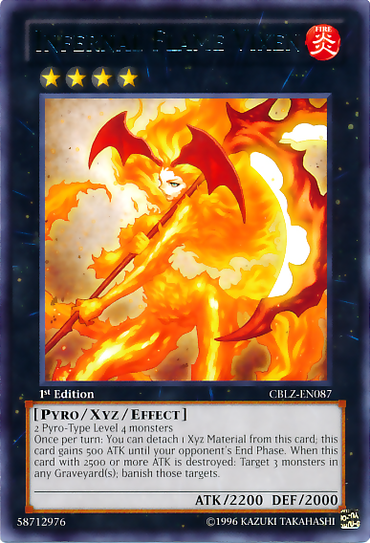 Infernal Flame Vixen [CBLZ-EN087] Rare 