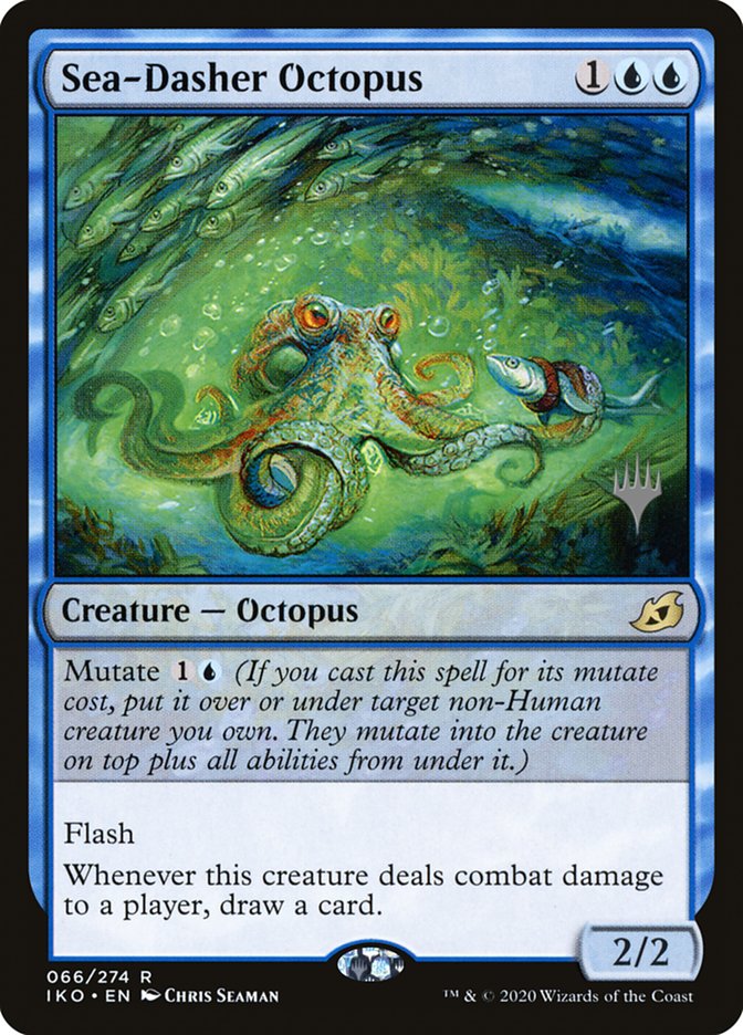 Sea-Dasher Octopus (Promo Pack) [Ikoria: Lair of Behemoths Promos] 