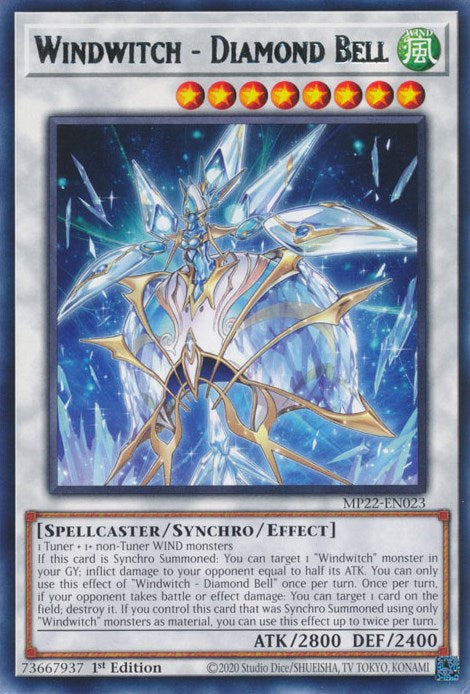 Windwitch - Diamond Bell [MP22-EN023] Rare 
