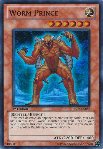 Worm Prince [HA02-EN053] Super Rare 