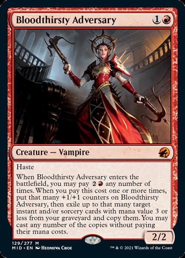 Bloodthirsty Adversary [Innistrad: Midnight Hunt] 