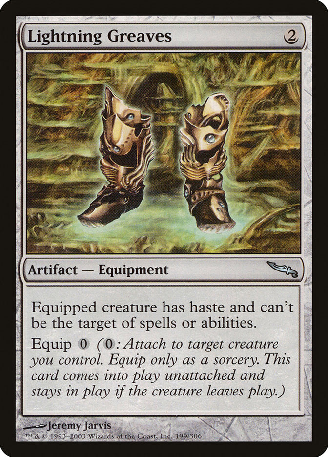 Lightning Greaves [Mirrodin] 