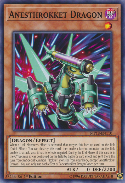 Anesthrokket Dragon [MP18-EN110] Common 