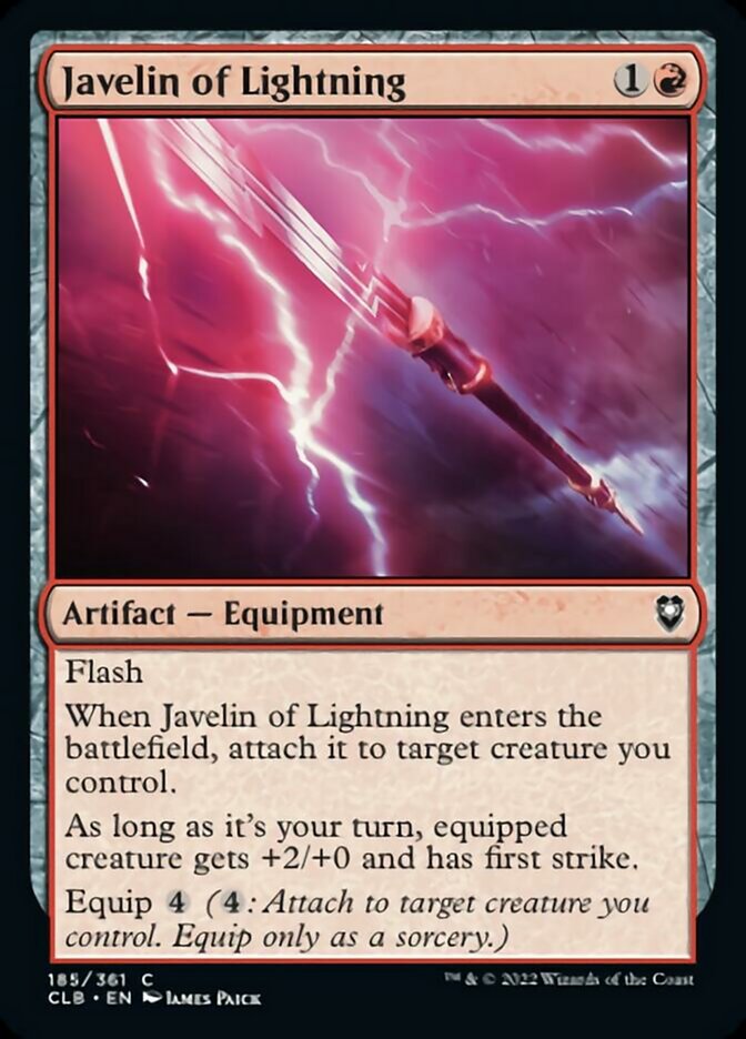 Javelin of Lightning [Commander Legends: Battle for Baldur's Gate] 