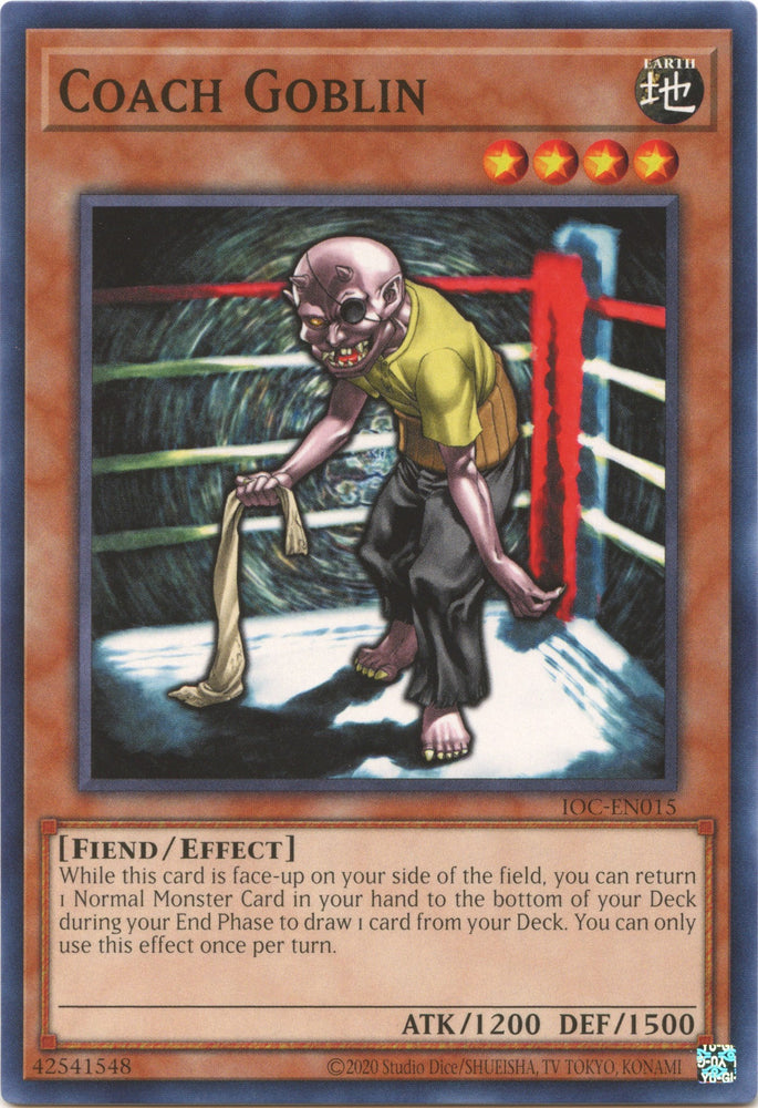 Coach Goblin (25th Anniversary) [IOC-EN015] Common 