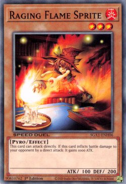 Raging Flame Sprite [SGX1-ENH06] Common 