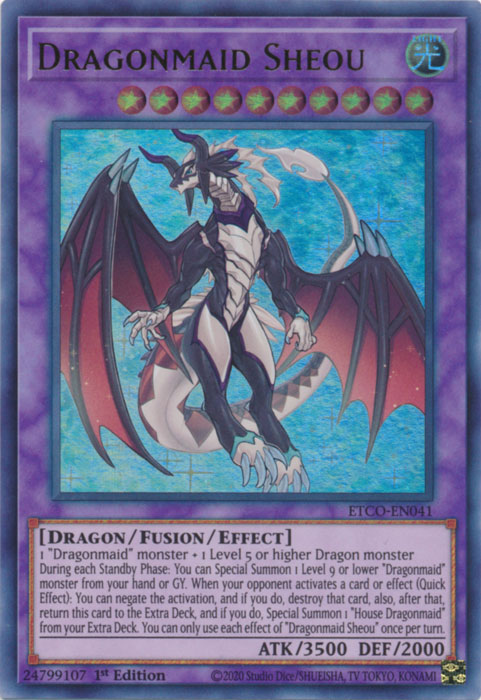 Dragonmaid Sheou [ETCO-EN041] Ultra Rare 