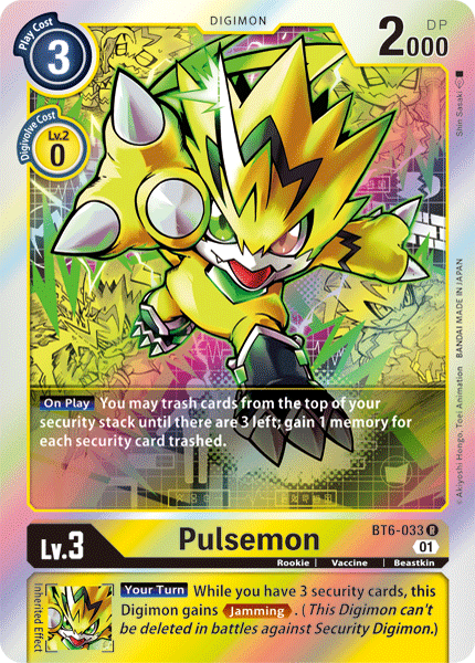 Pulsemon [BT6-033] [Double Diamond] 