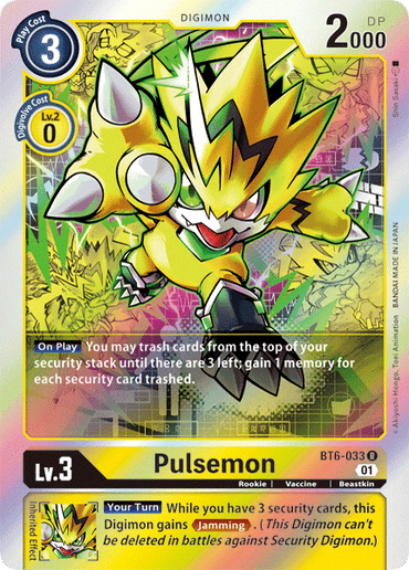 Pulsemon [BT6-033] [Double Diamond] 