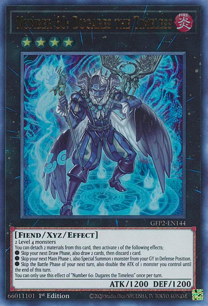 Number 60: Dugares the Timeless [GFP2-EN144] Ultra Rare 