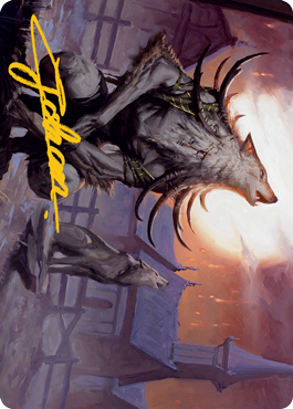 Lord of the Ulvenwald Art Card (Gold-Stamped Signature) [Innistrad: Midnight Hunt Art Series] 