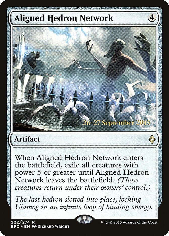 Aligned Hedron Network [Battle for Zendikar Prerelease Promos] 