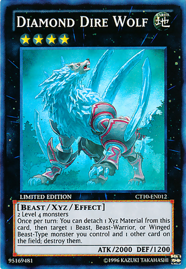 Diamond Dire Wolf [CT10-EN012] Super Rare 