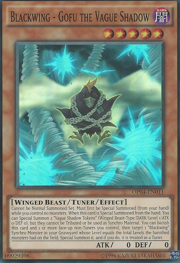 Blackwing - Gofu the Vague Shadow [OP04-EN011] Super Rare 
