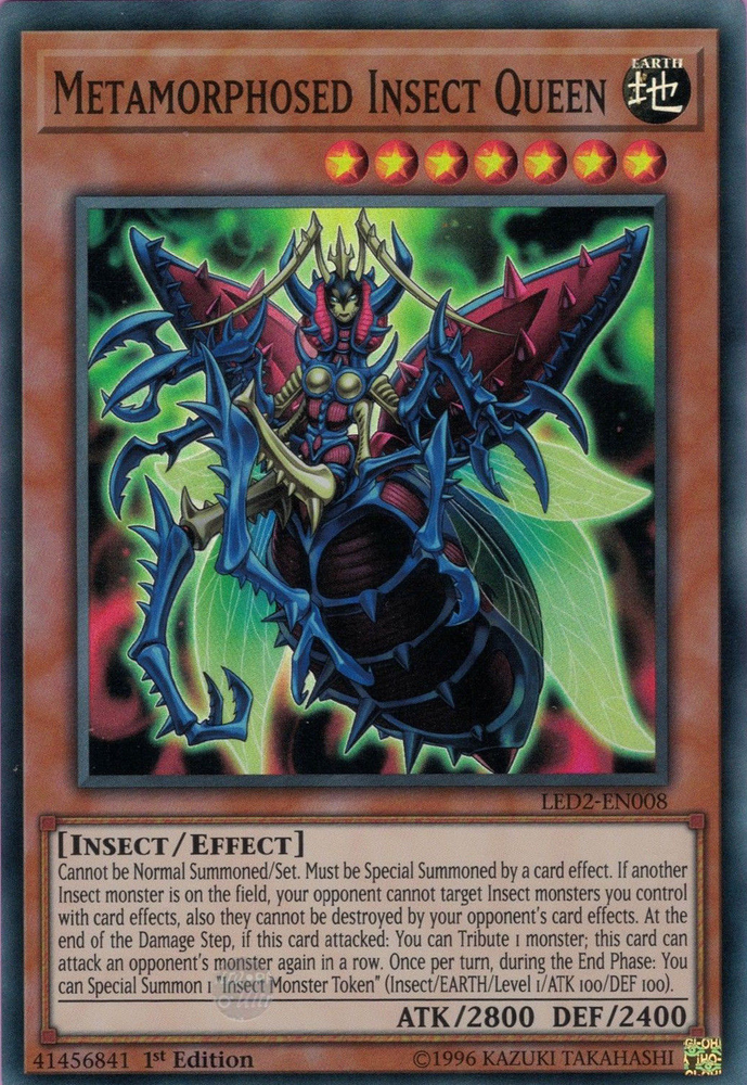 Metamorphosed Insect Queen [LED2-EN008] Super Rare 