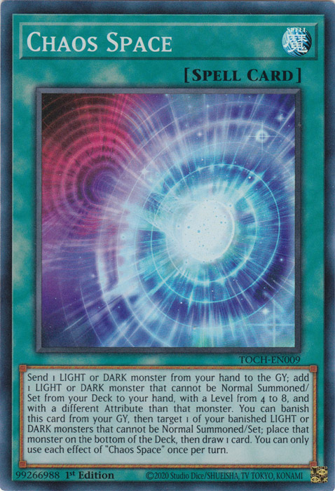 Chaos Space [TOCH-EN009] Super Rare 