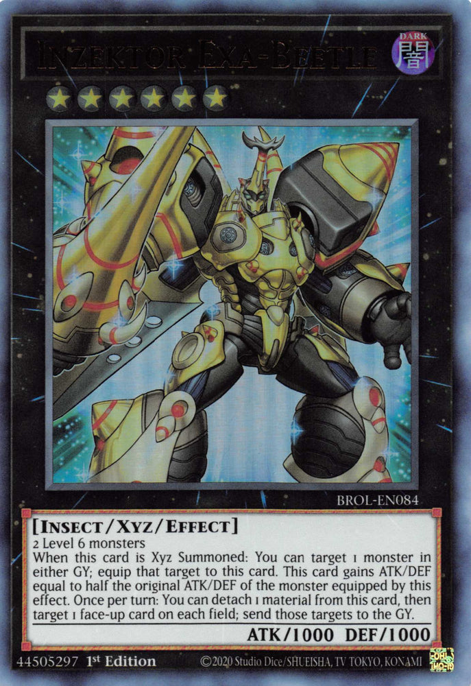 Inzektor Exa-Beetle [BROL-EN084] Ultra Rare 