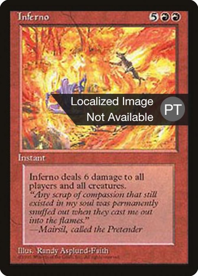 Inferno [Fourth Edition (Foreign Black Border)] 