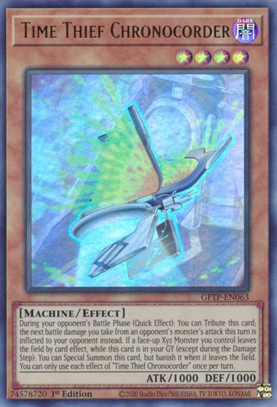 Time Thief Chronocorder [GFTP-EN063] Ultra Rare 