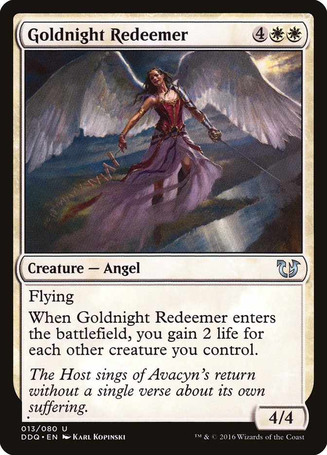 Goldnight Redeemer [Duel Decks: Blessed vs. Cursed] 