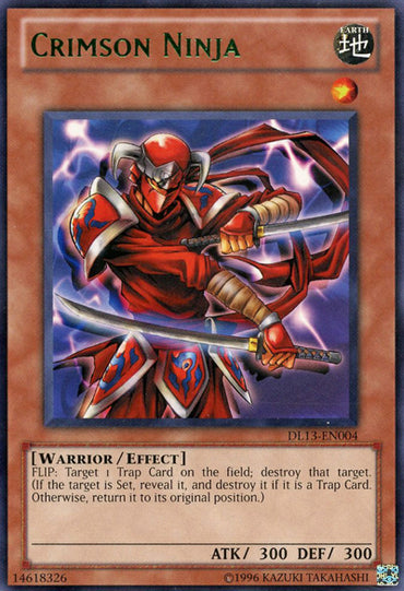 Crimson Ninja (Green) [DL13-EN004] Rare 