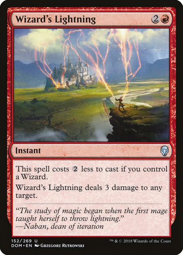 Wizard's Lightning [Dominaria] 