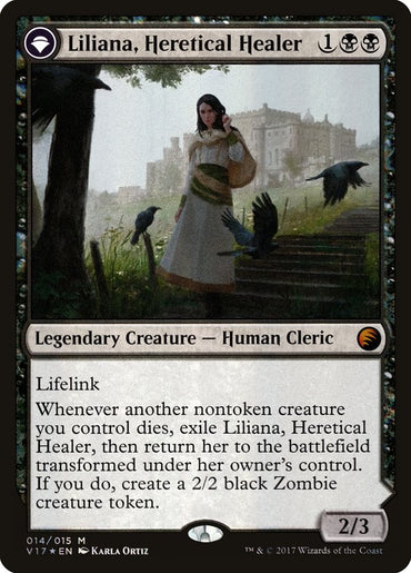 Liliana, Heretical Healer // Liliana, Defiant Necromancer [From the Vault: Transform] 