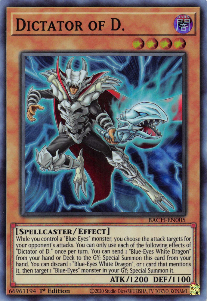 Dictator of D. [BACH-EN005] Super Rare 