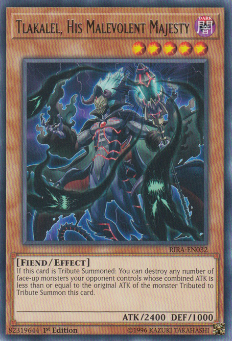 Tlakalel, His Malevolent Majesty [RIRA-EN032] Rare 