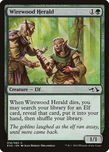 Wirewood Herald (Elves vs. Goblins) [Duel Decks Anthology] 