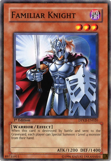 Knight Familiar [DPKB-EN020] Common 
