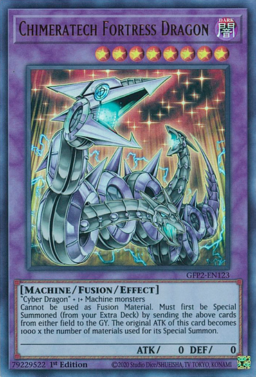 Chimeratech Fortress Dragon [GFP2-EN123] Ultra Rare 