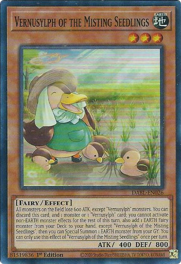 Vernusylph of the Misting Seedlings [DABL-EN026] Super Rare 