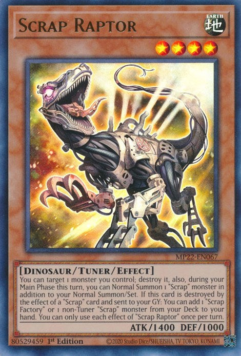 Scrap Raptor [MP22-EN067] Ultra Rare 