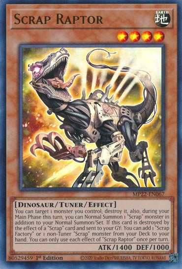 Scrap Raptor [MP22-EN067] Ultra Rare 