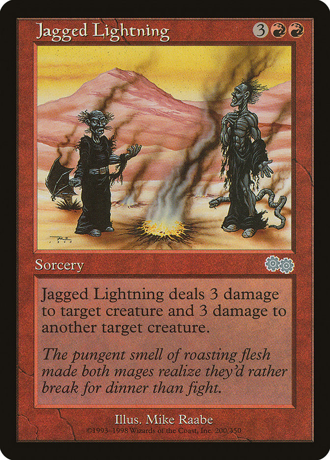 Jagged Lightning [Urza's Saga] 