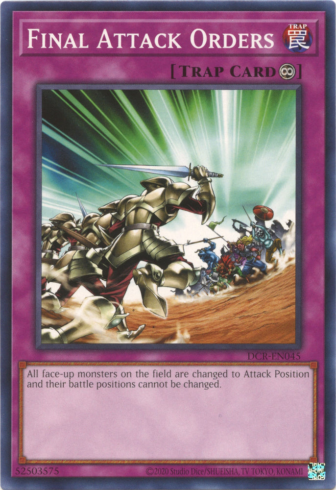 Final Attack Orders (25th Anniversary) [DCR-EN045] Common 