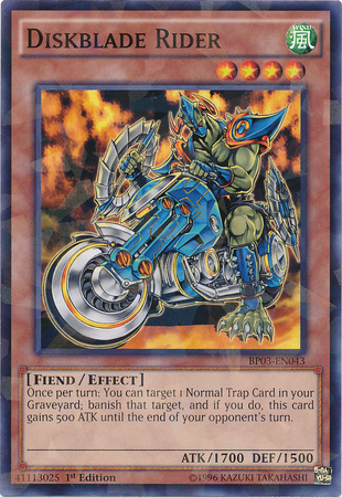 Diskblade Rider [BP03-EN043] Shatterfoil Rare 