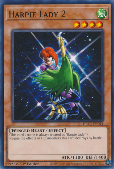 Harpie Lady 2 [HAC1-EN011] Common 