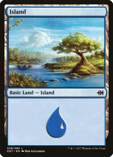 Island (28) [Duel Decks: Merfolk vs. Goblins] 