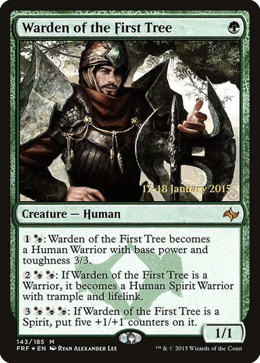 Warden of the First Tree [Fate Reforged Prerelease Promos] 