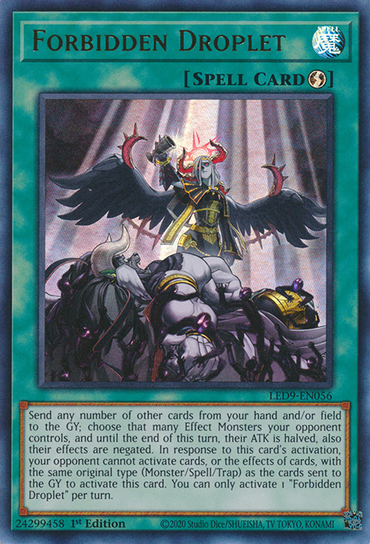 Forbidden Droplet [LED9-EN056] Ultra Rare 