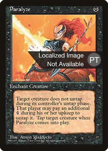 Paralyze [Fourth Edition (Foreign Black Border)] 