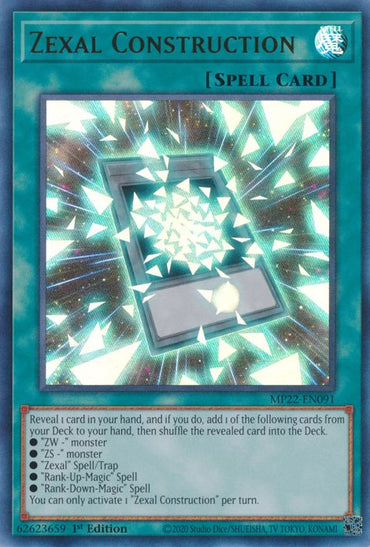 Zexal Construction [MP22-EN091] Ultra Rare 