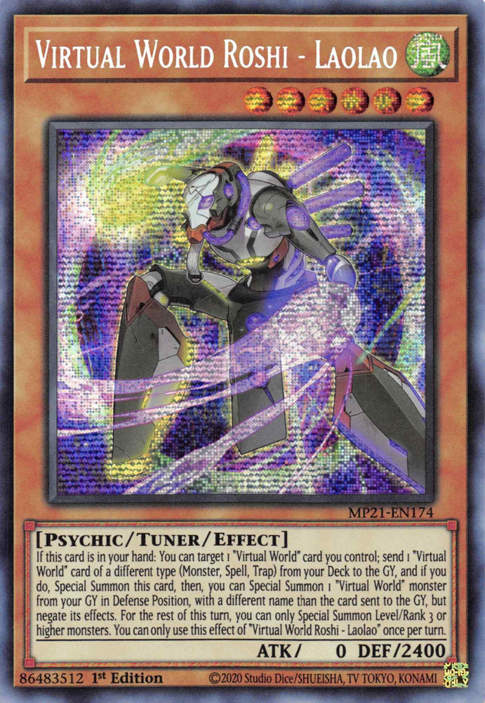 Virtual World Roshi - Laolao [MP21-EN174] Prismatic Secret Rare 