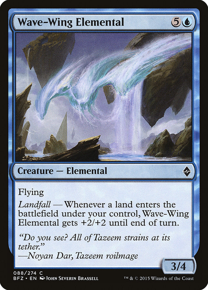 Elemental Wave-Wing [Battle for Zendikar] 