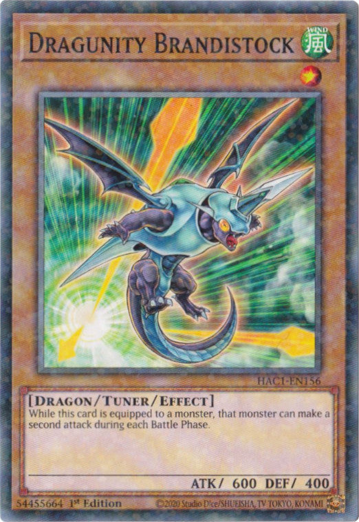 Dragunity Brandistock (Duel Terminal) [HAC1-EN156] Common 