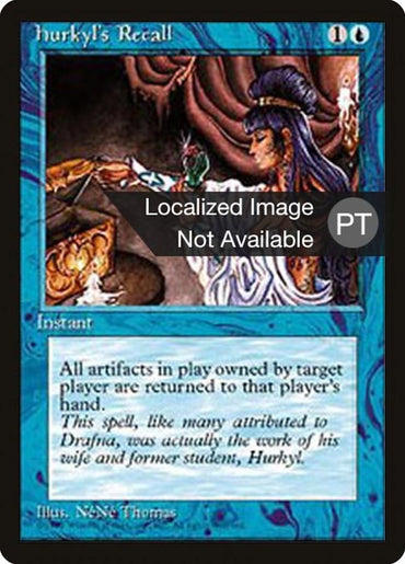 Hurkyl's Recall [Fourth Edition (Foreign Black Border)] 